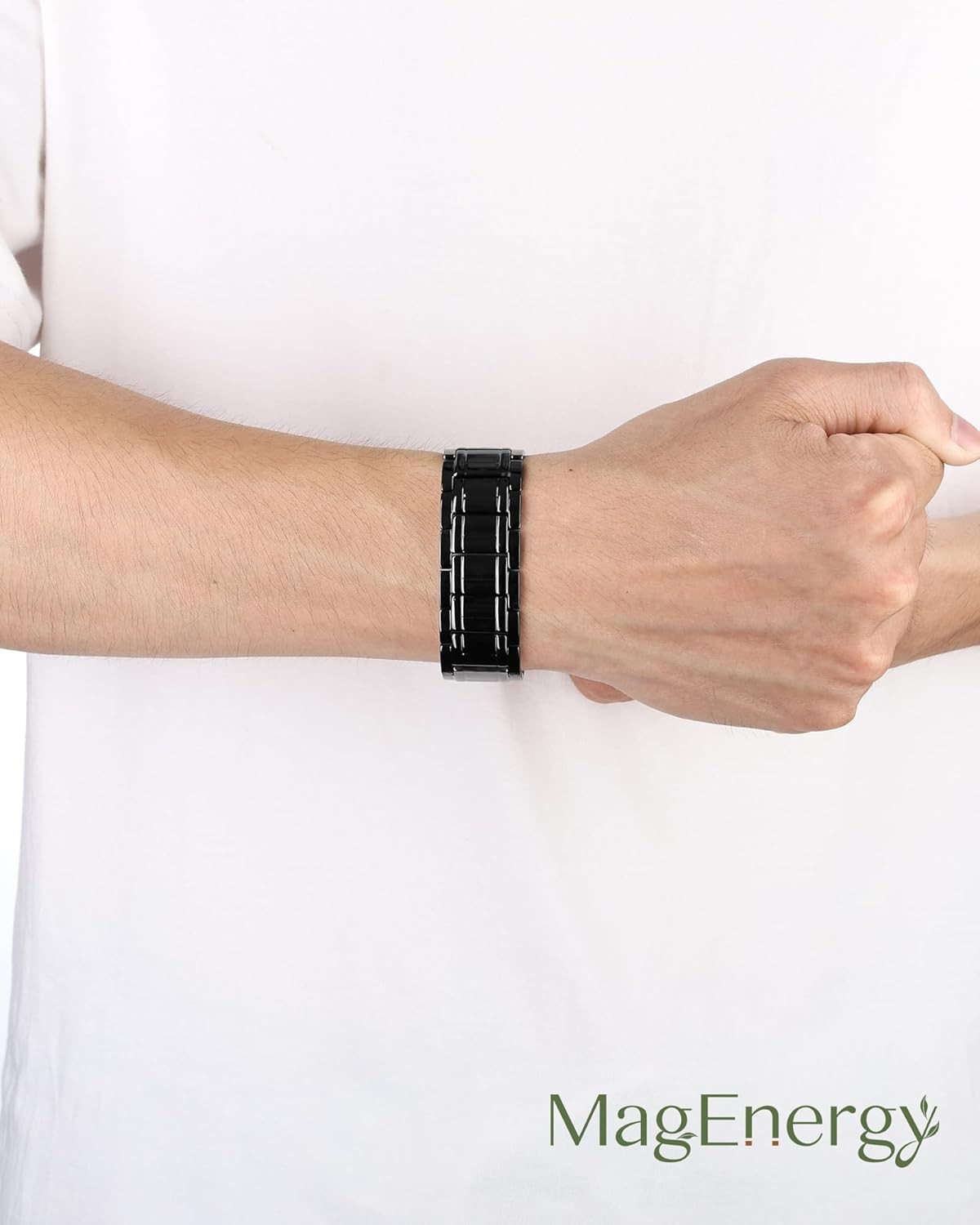 MagEnergy Copper Bracelet for Men, 3X Strength Magnetic Bracelet, 99.99% Pure Co