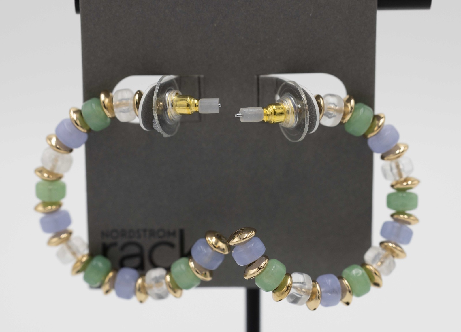 NORDSTROM RACK Gold-tone Nickel Free Hoop Earrings NWT 439123138213