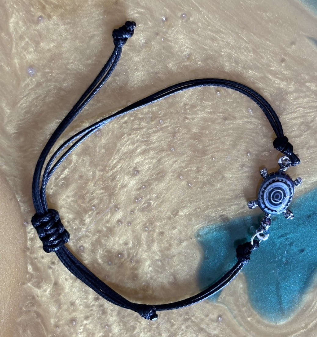 Adjustable Tortoise bracelets for Girls braided rope string.