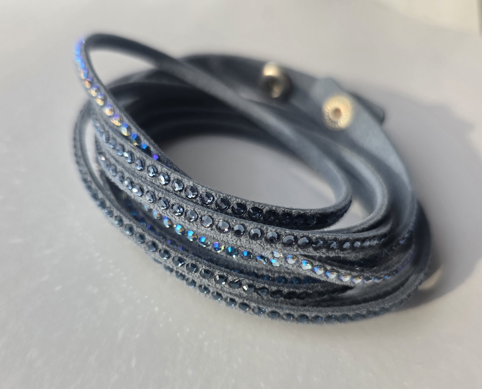 Swarovski Crystal Denim Wrap Star Bracelet Touchstone by Swarovski