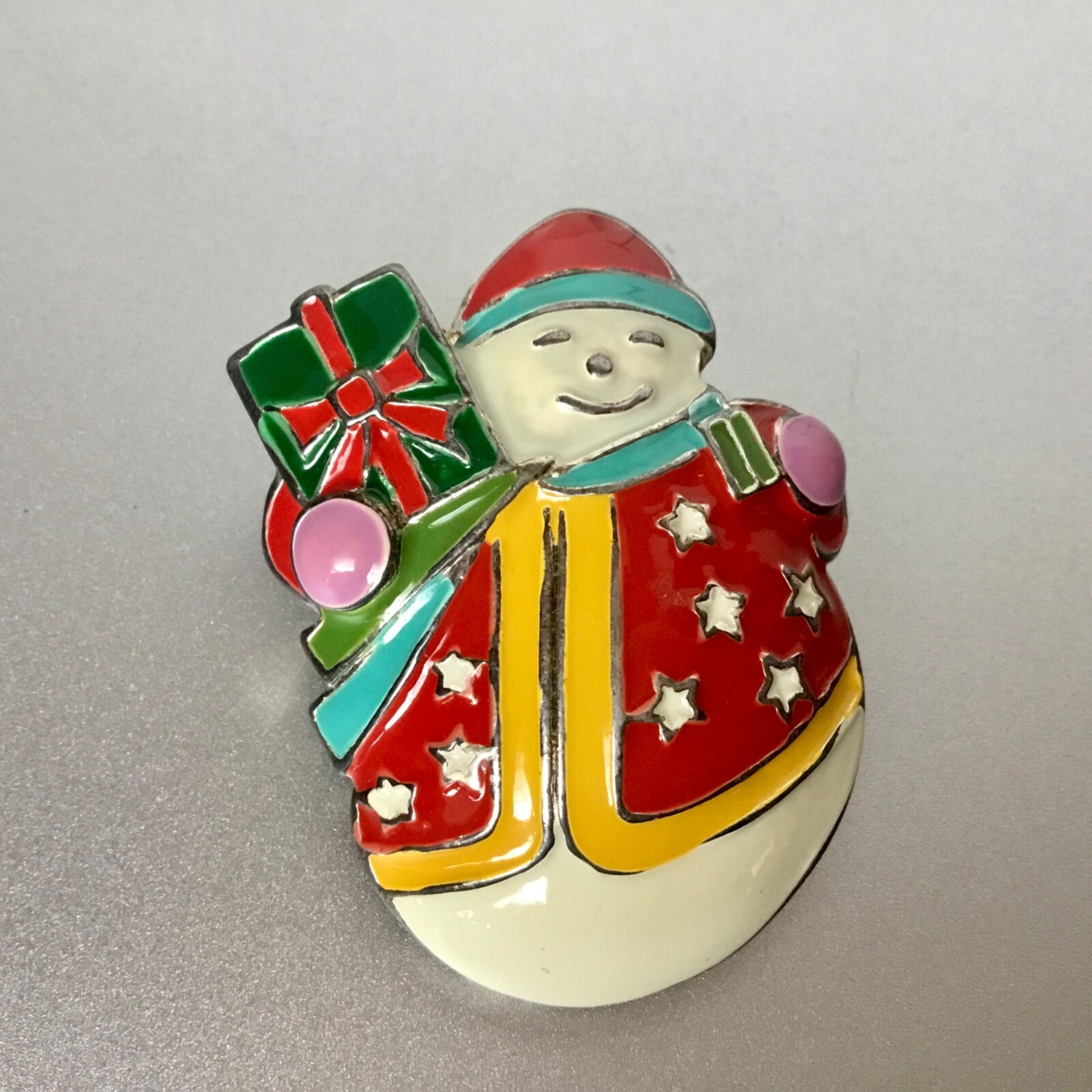 Snowman Christmas Holiday Pin Lot Vintage to Modern