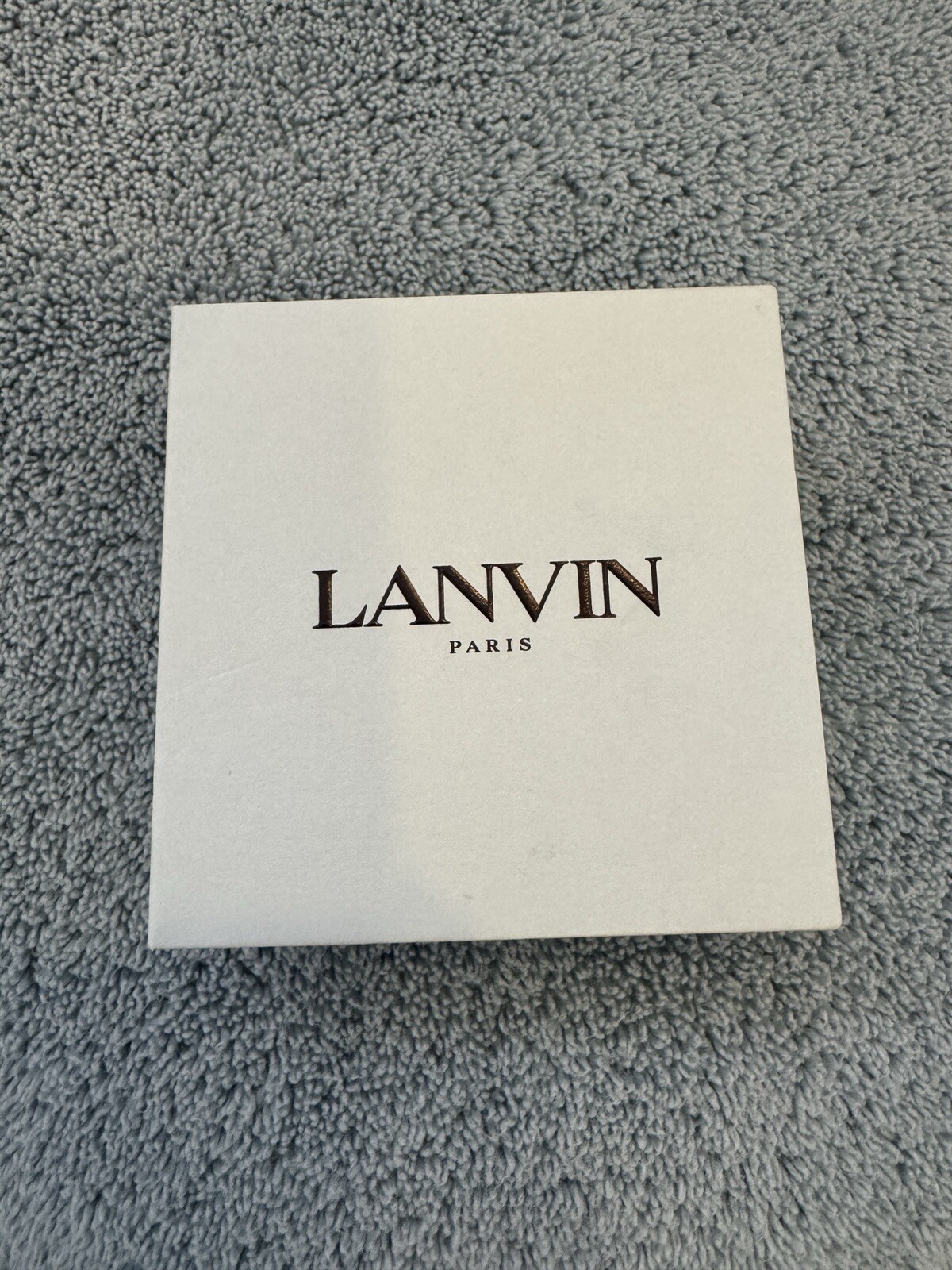 NWT Lanvin Gold Pearl Handwriting Earring Fashion Jewelry