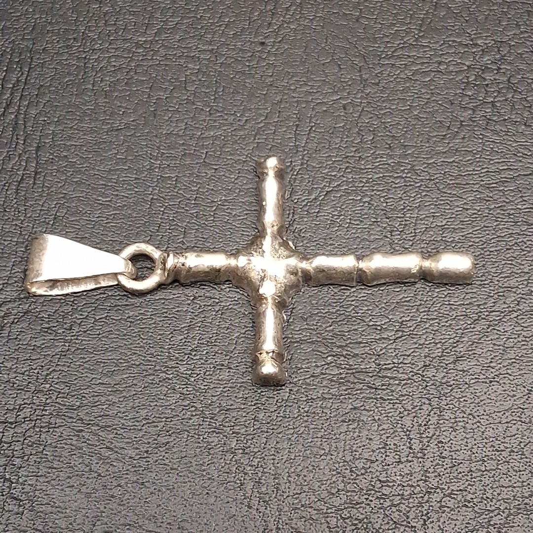 STERLING SILVER 925 TC-98 MEXICO Cross Pendant. 17.606