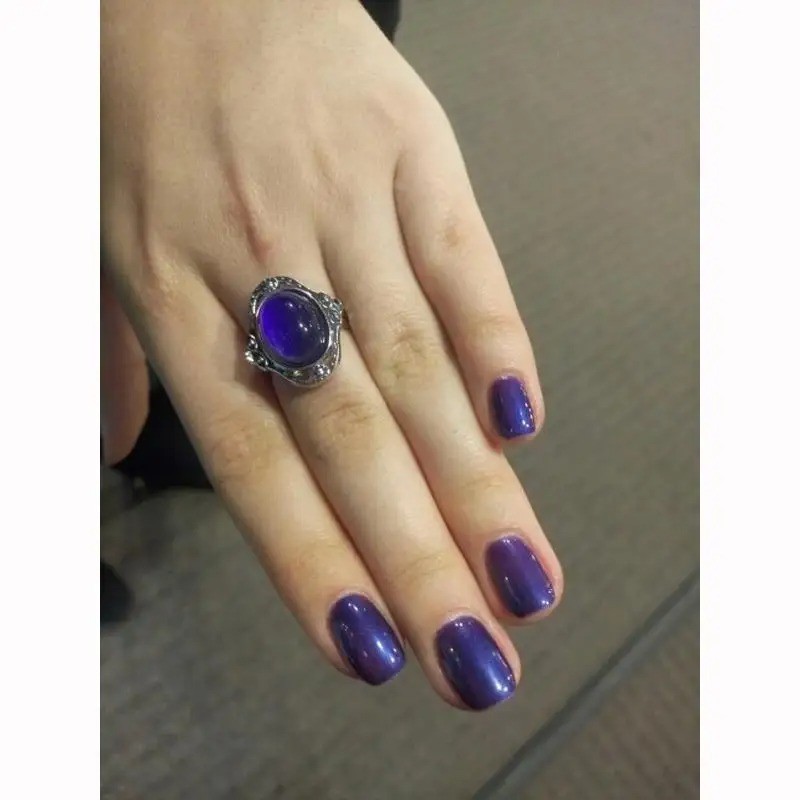 Adjustable Emotion Feeling Color Change Mood Ring Vintage Fashion Jewelry