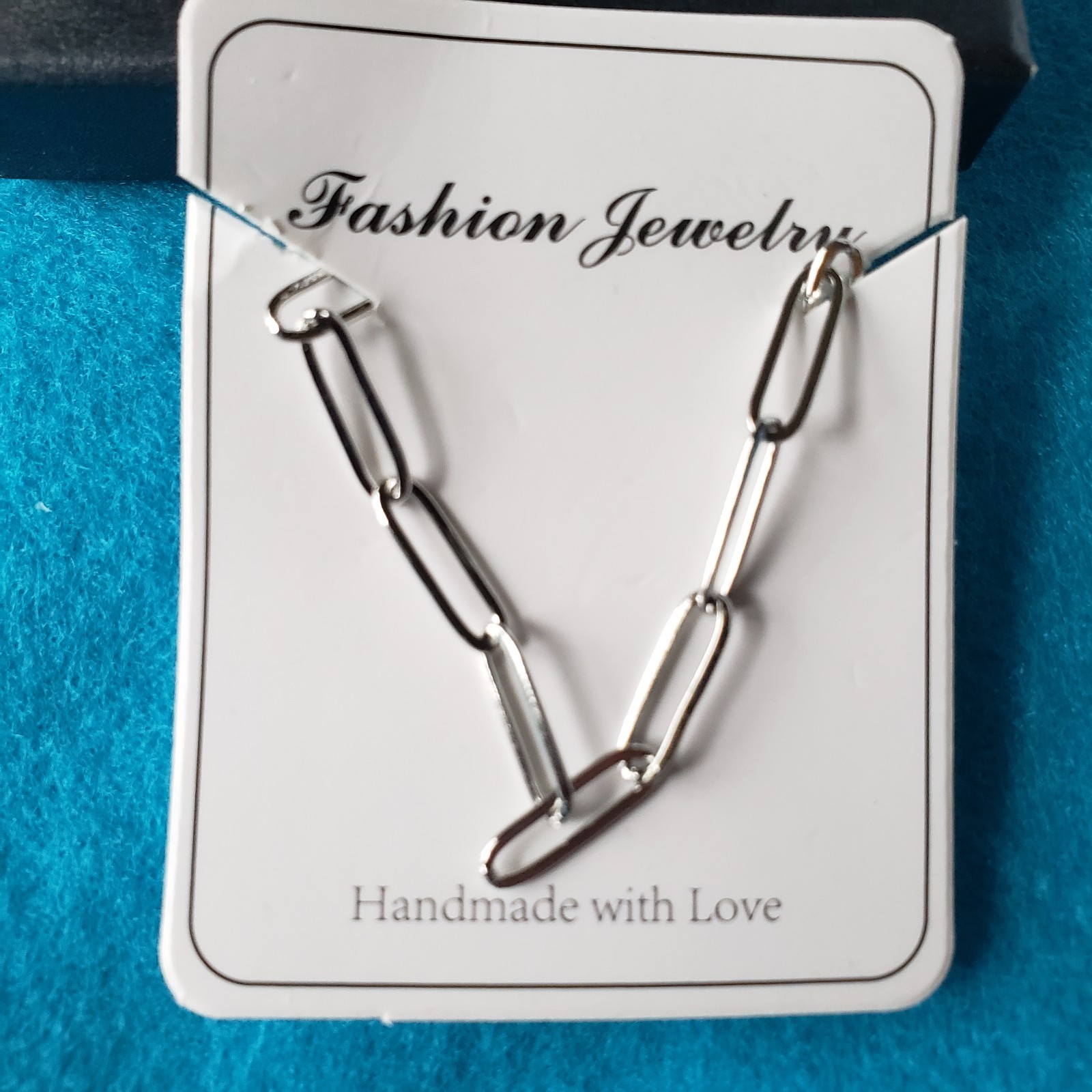 Mooham Initial “B” Silver Tone Necklace Set