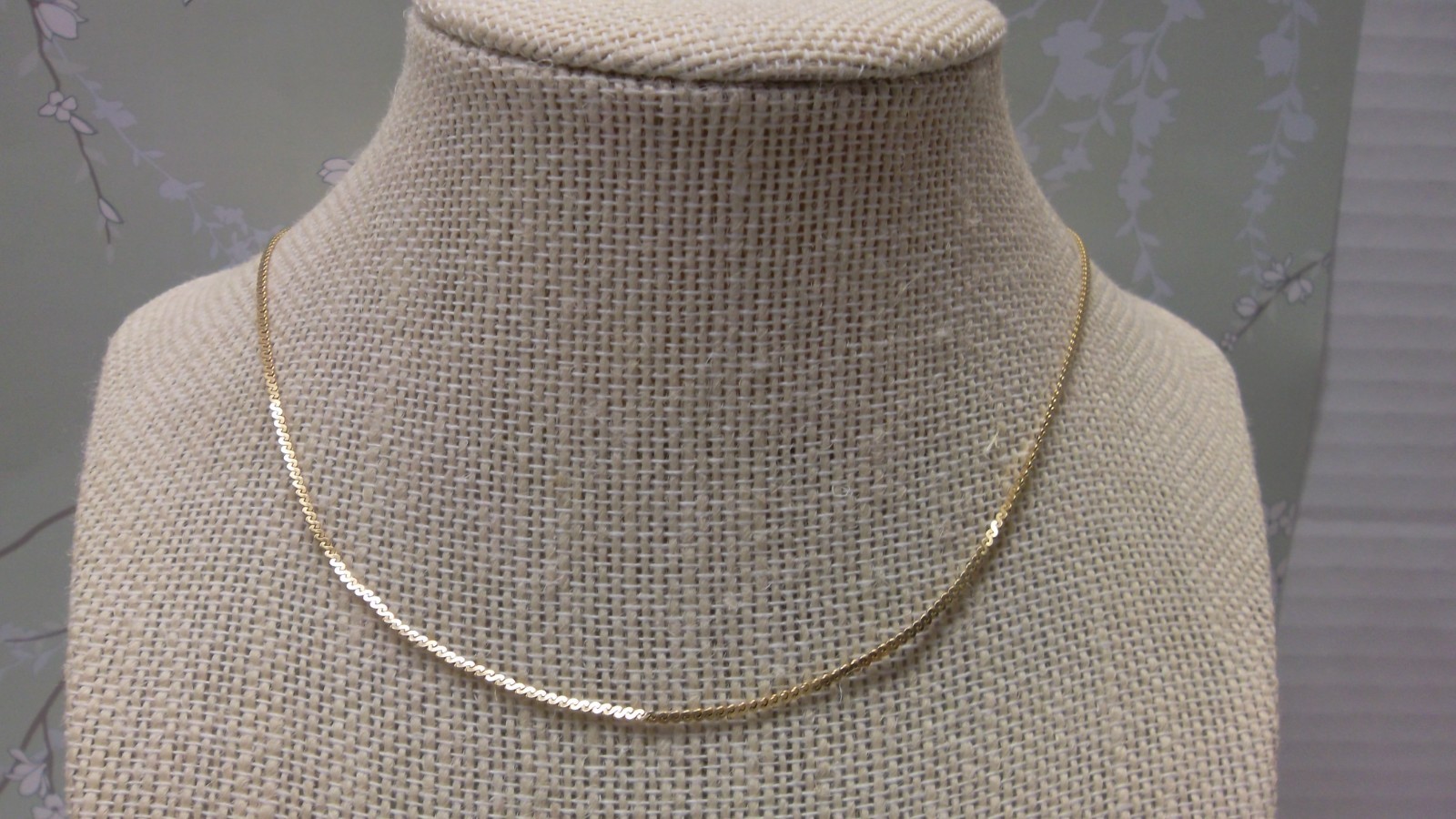 14k gf (Gold filled) Chain Necklace 17.5″ Long Signed JC Co. 14k gf * 2.4 grams