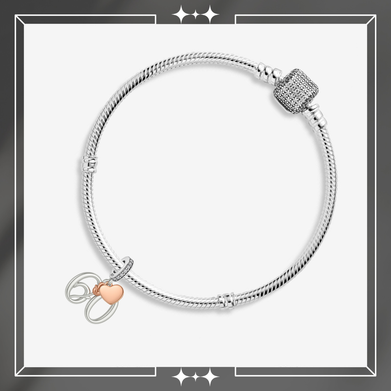 60th Birthday Charm For Bracelet, 60th Charm, Birthday Charm