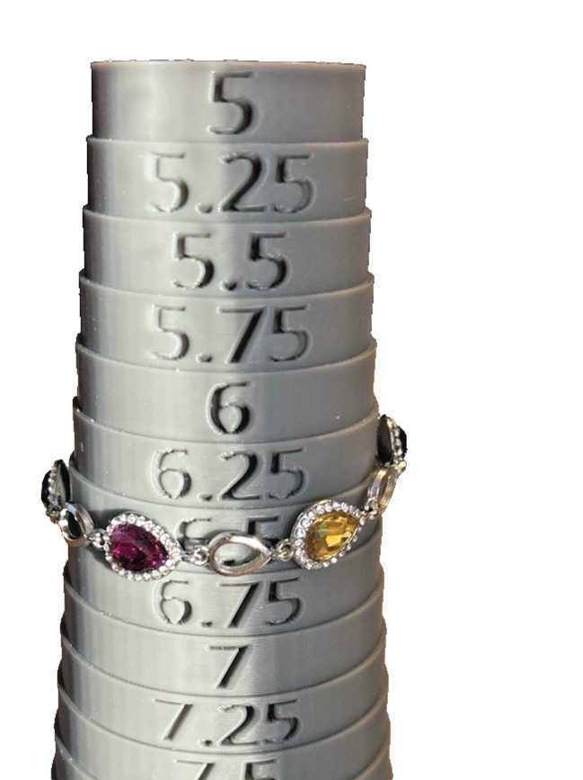 NWT Paparazzi Silvertone Bracelet Multicolor Crystals 6.5”-8.5”