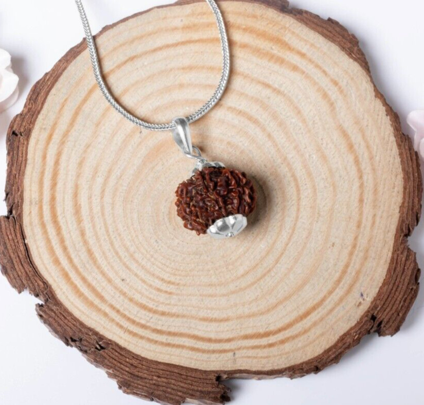 9 Mukhi Nepali Rudraksha Pendant |Nine Face Rudraksha Necklace |Spiritual Amulet