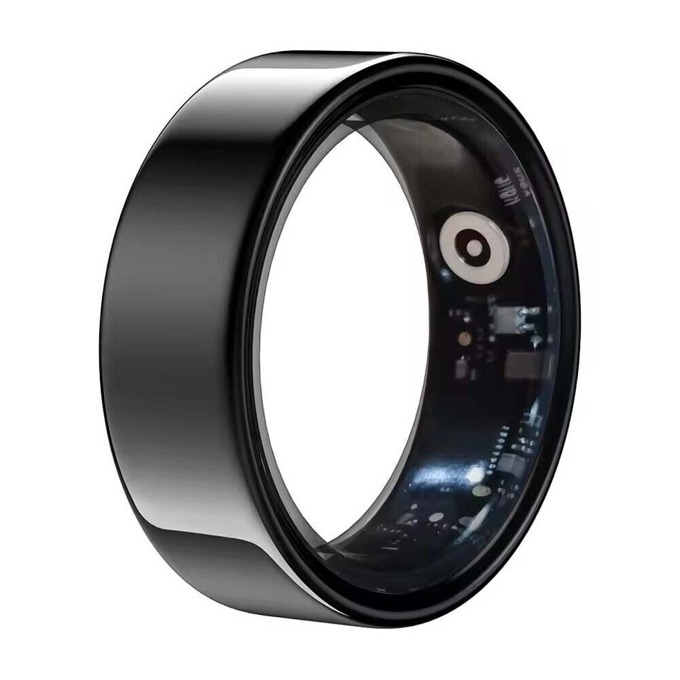 IP68 Smart Ring Waterproof Finger Ring Heart Rate Fitness Tracker Sizes 9 & 11