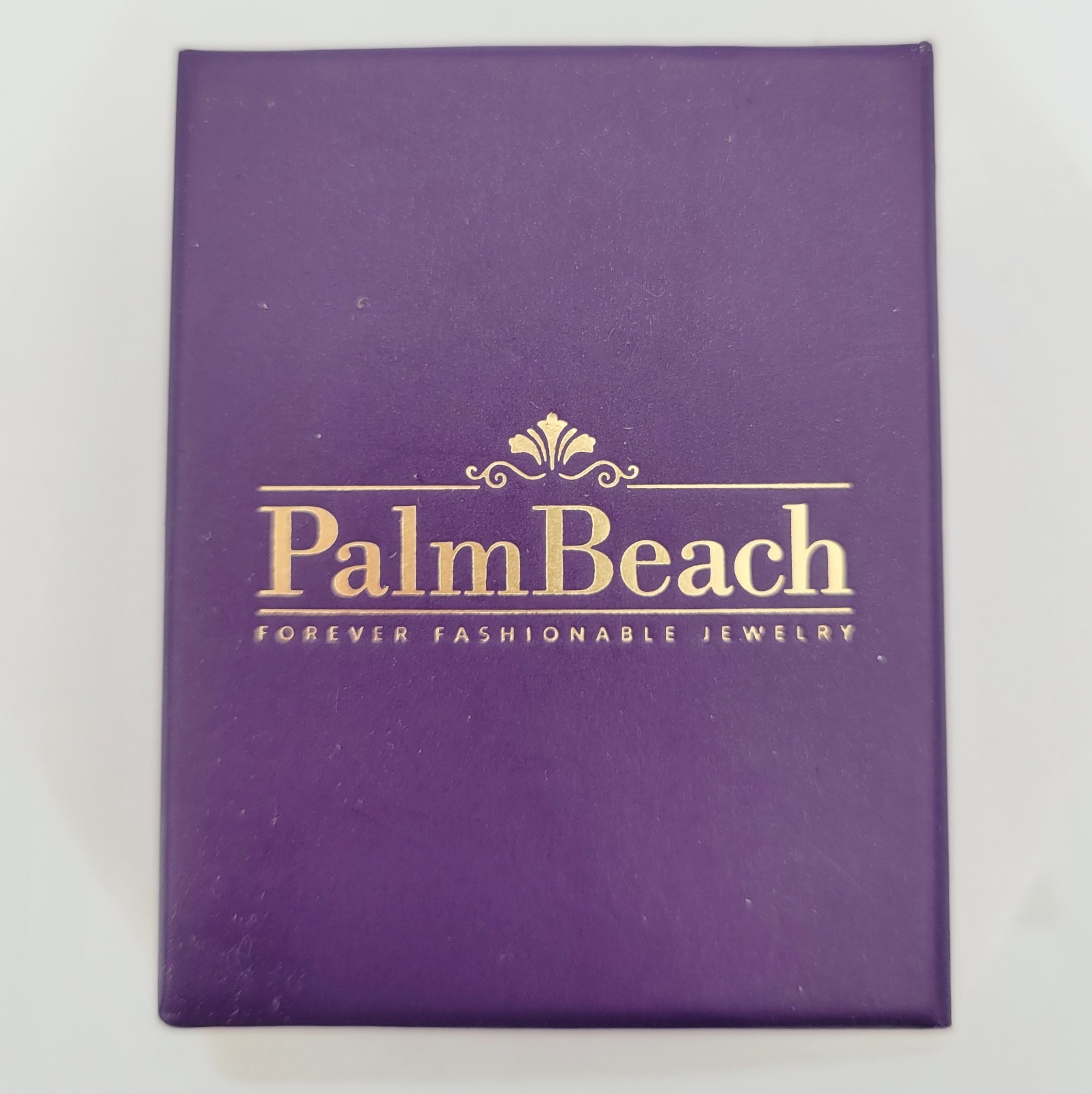 Palm Beach Jewelry Gold-Plated Oval Natural Black Onyx Ring w/Gift Box Sz 7 3/4