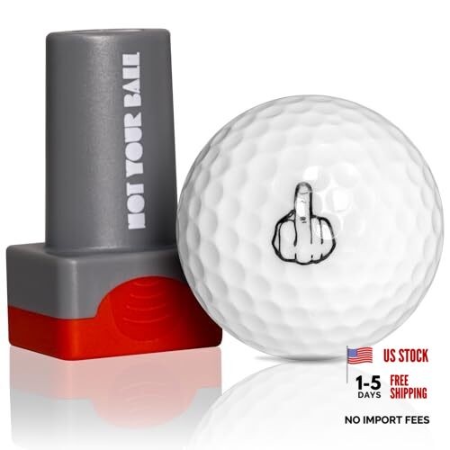 Golf Ball Stamp, Golf Ball Stamper, Reusable Self-Inking Golf Ball F-BIRDIE