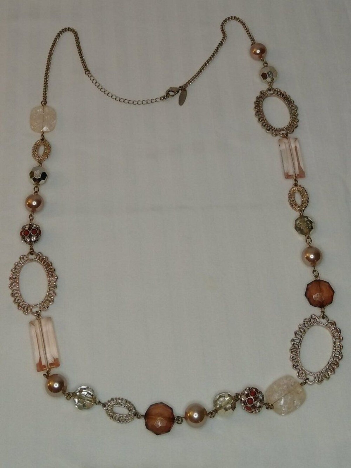 NY and Company Beaded Necklace about 19 inches long
