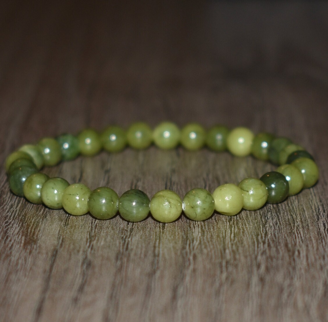 2025 NEW! 2pcs 4mm NÉPHRITE JADE Nature Green Bracelet Mother’s Day Love Gift