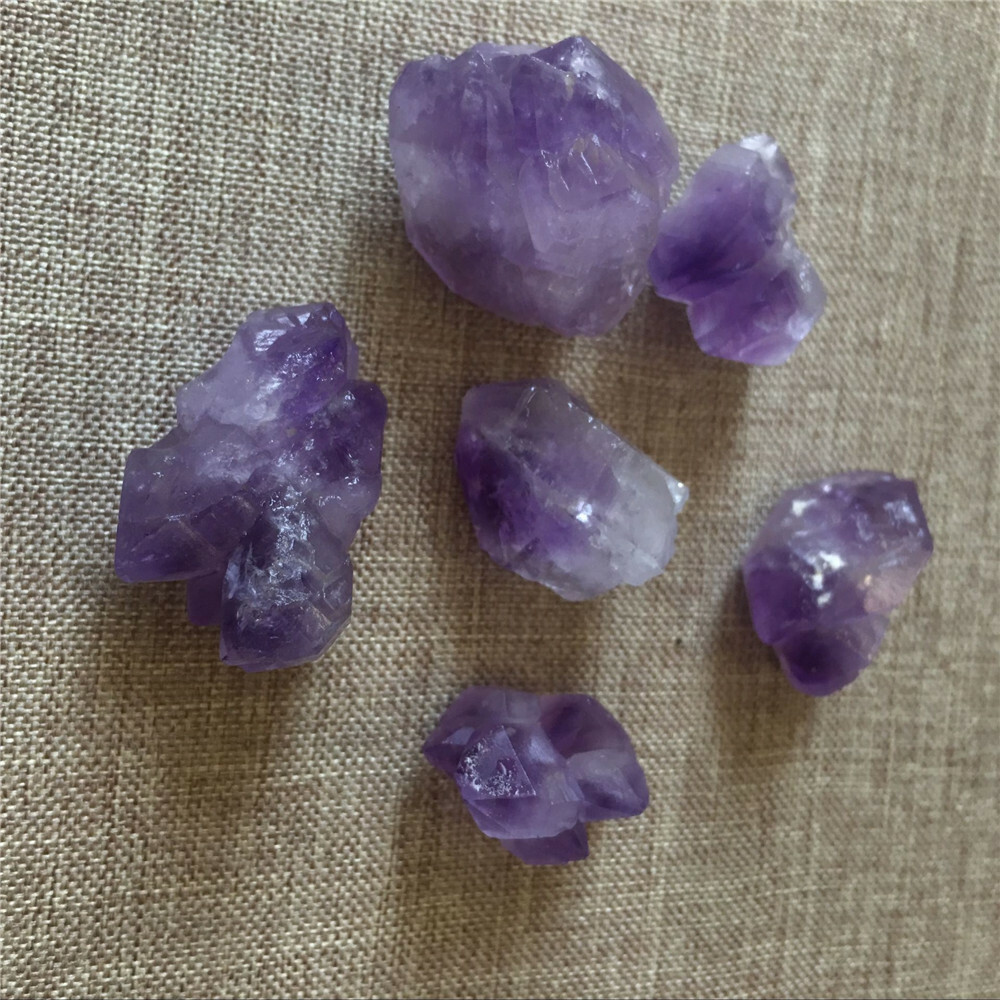 Lot 100g Natural Amethyst Rough Quartz Crystal Mineral Specimens Healing Stone
