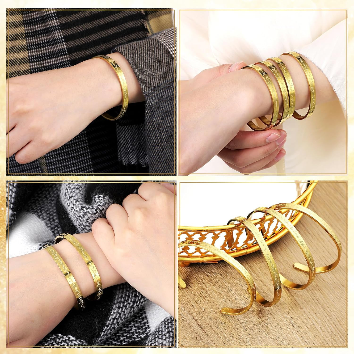 Eid Al Adha Ayatul Kursi Bracelets for Men & Women – Islamic Jewelry Gift
