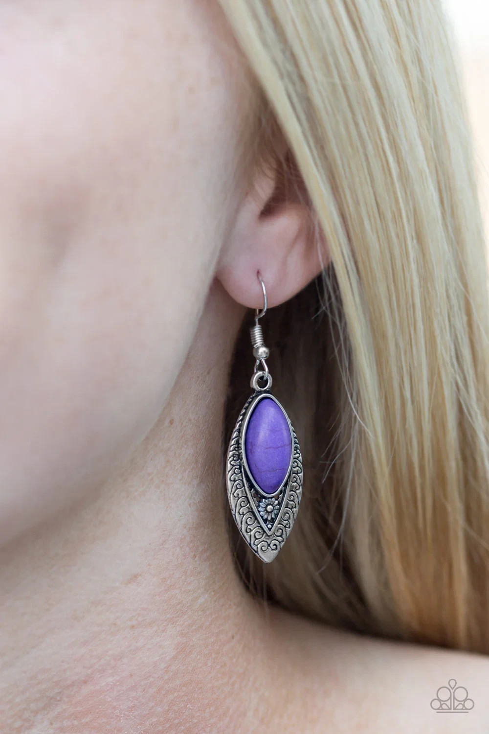 Paparazzi ~ Desert Garden Purple Earrings ~ Pattern Varies ~ Can send pic