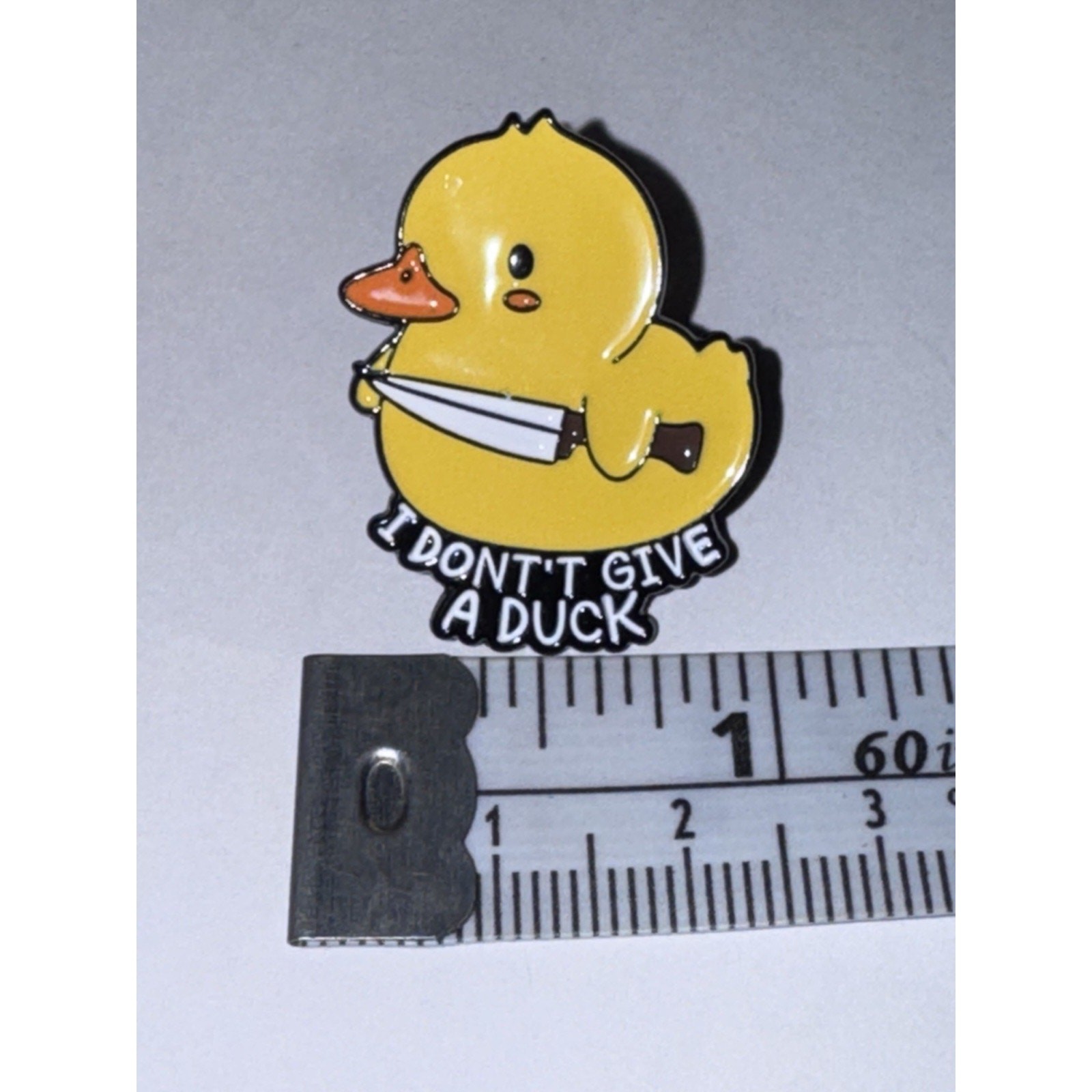 I Don’t Give A Duck Pin Brooch