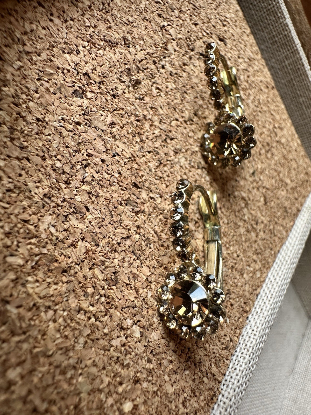 Pearl & Crystal Earrings Lot, Silver Tone, Drop/Dangle/Stud, Hook Closure