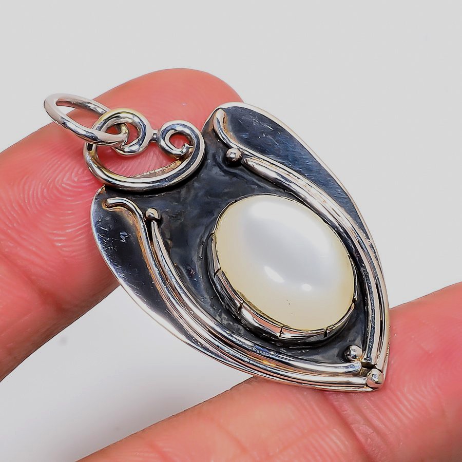 Mabe Pearl 925 Silver Plated Jewelry Pendant 1.77″(146)
