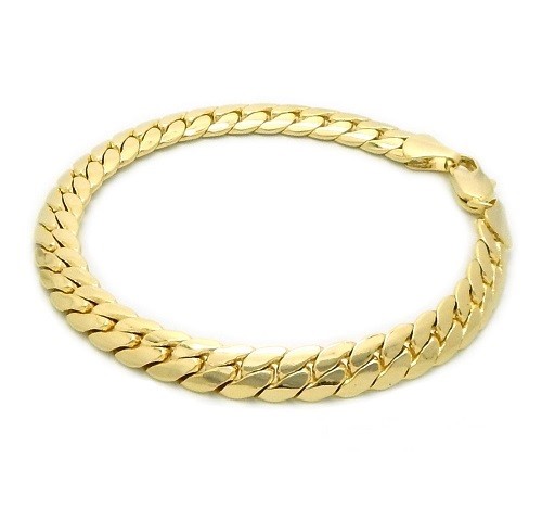14K Miami Cuban link Chain & Bracelet Set 8mm Gold Plated 8″ 20″ 22″ 24″ 30″
