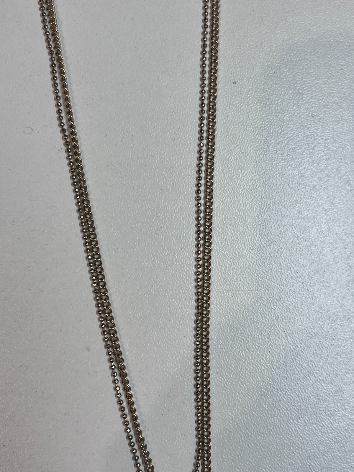 STYLISH MULTI STRAND NECKLACE WITH PINK POLISHED STONES PENDANT – NEXT