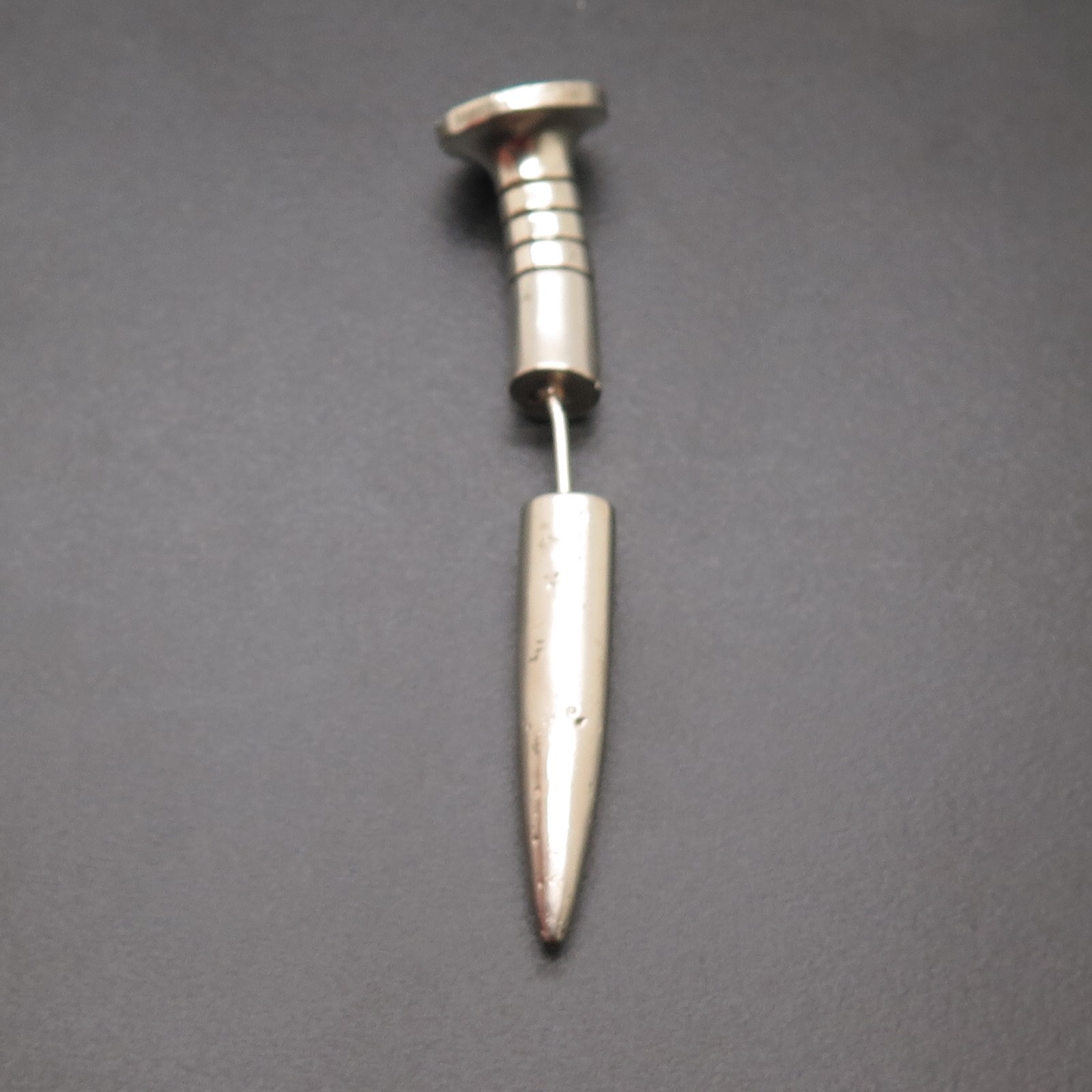 Ambush Silver-tone Nail Pierce Single Earring
