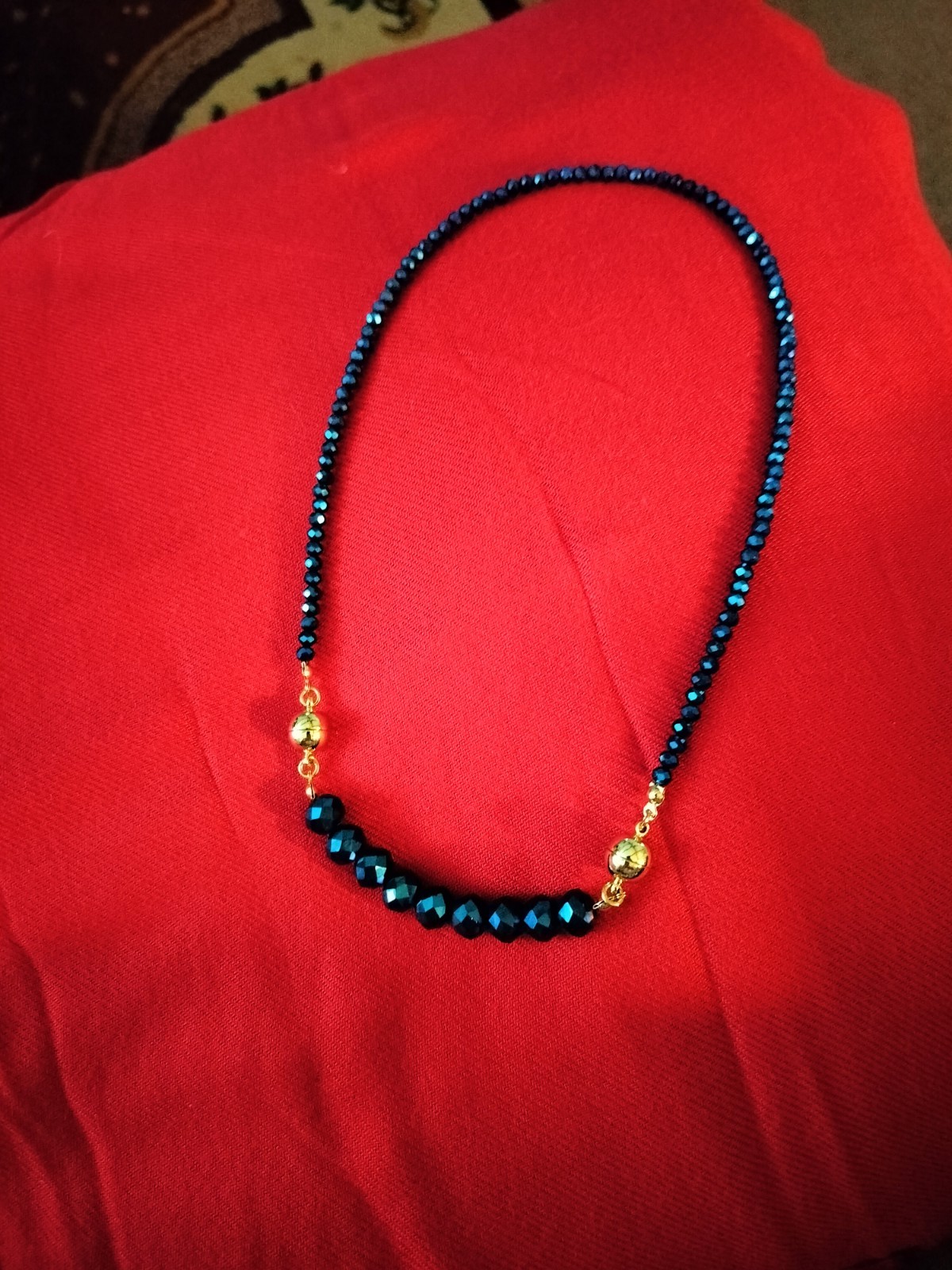 Maria Nicola 10-way Saphire Blue Necklace.