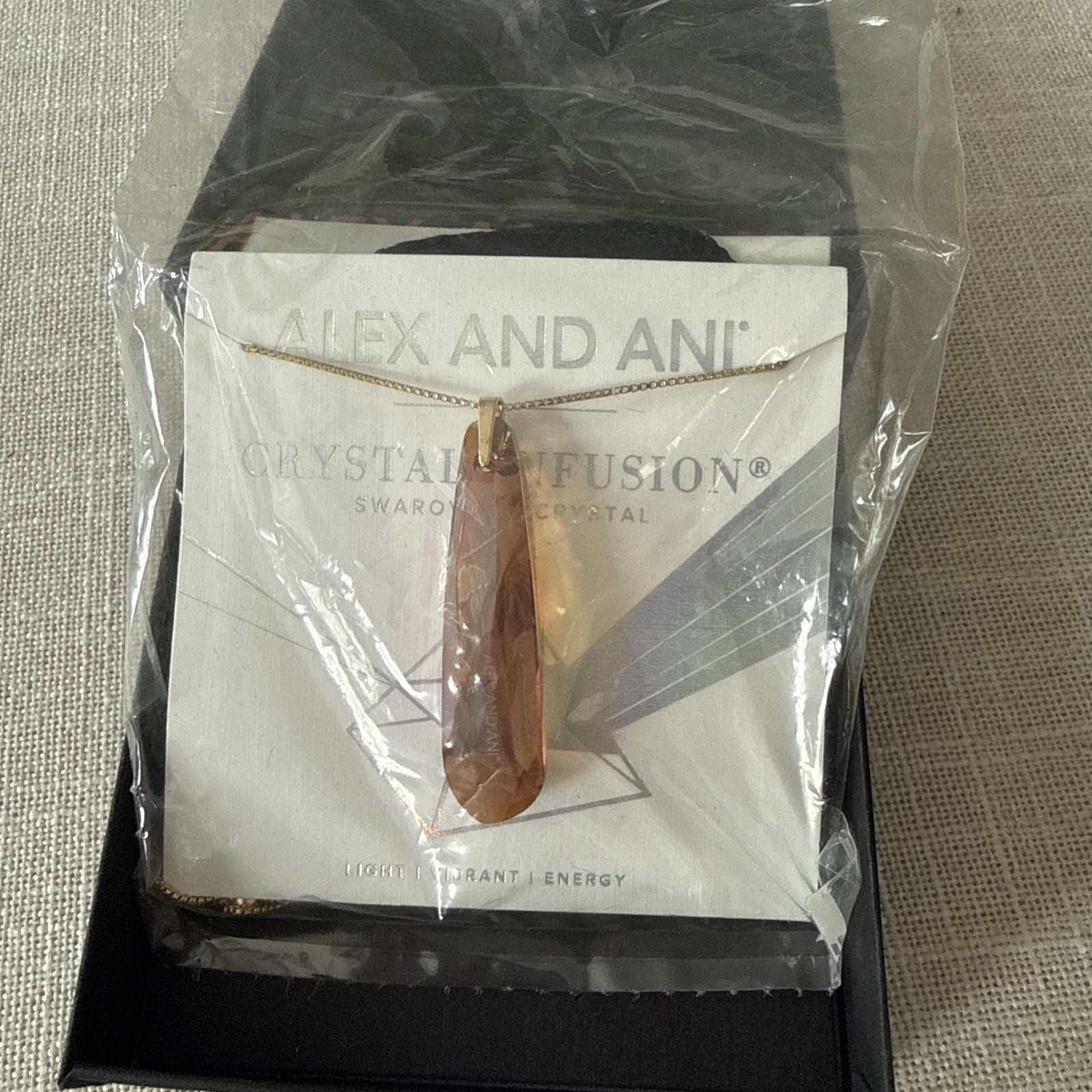 ALEX AND ANI 14Kt Gold plated CRYSTAL INFUSION Necklace SWAROVSKI – New NWT