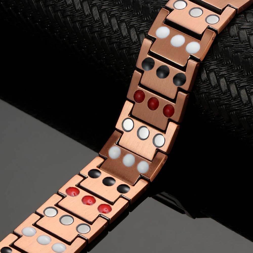 Giant Copper Magnetic Bracelet Men Restore Balance Energy Arthritis Pain Relief