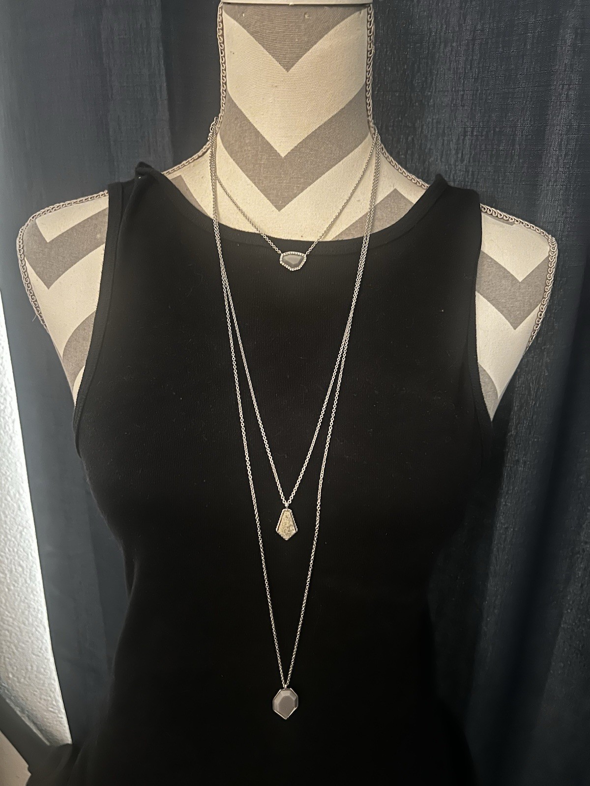 Premier Designs Sliver Lake Necklace Silver Tone