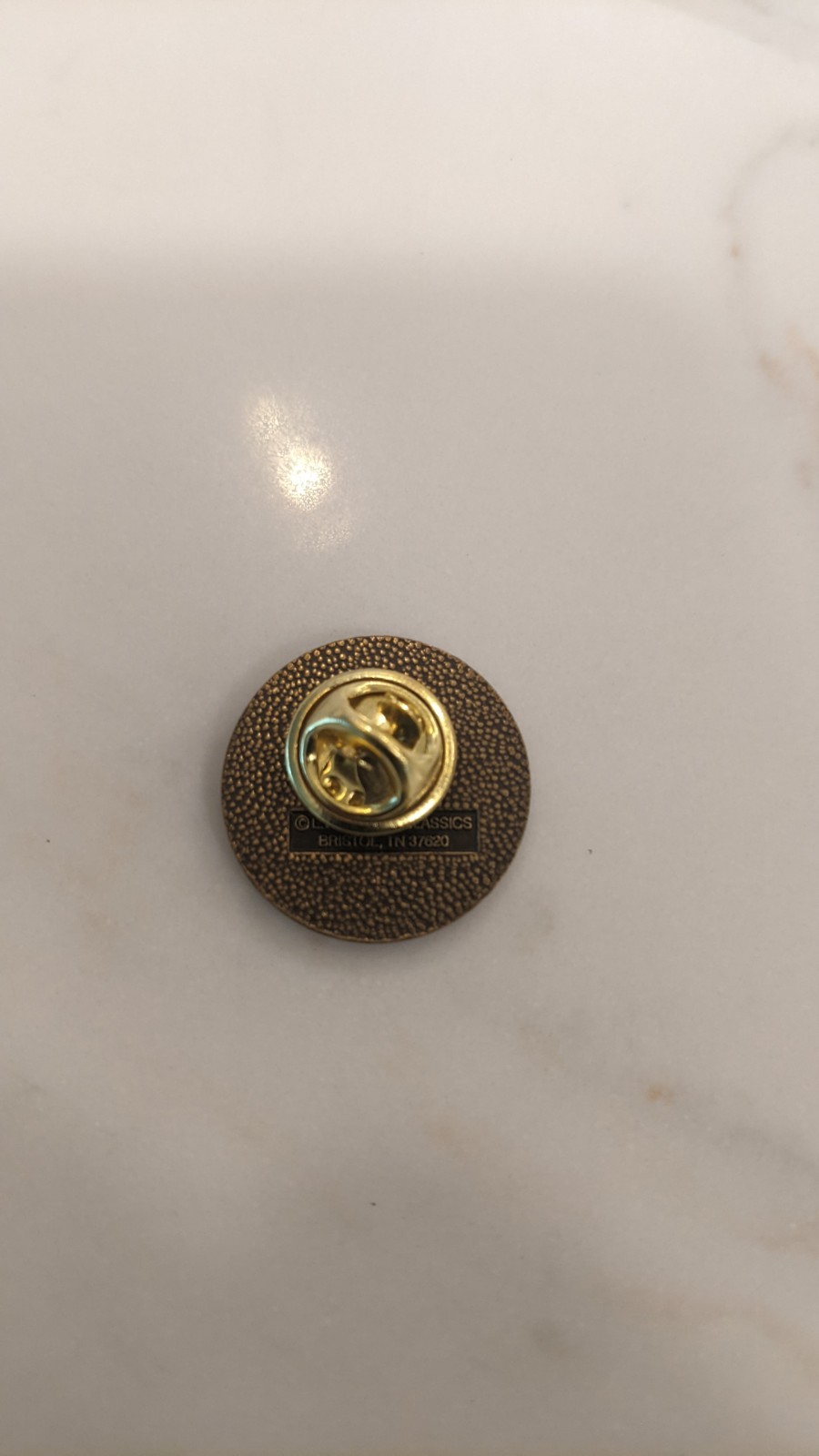 Vintage Mark Twain Lapel Pin L.W. Bristol Enamel Made In USA CSA