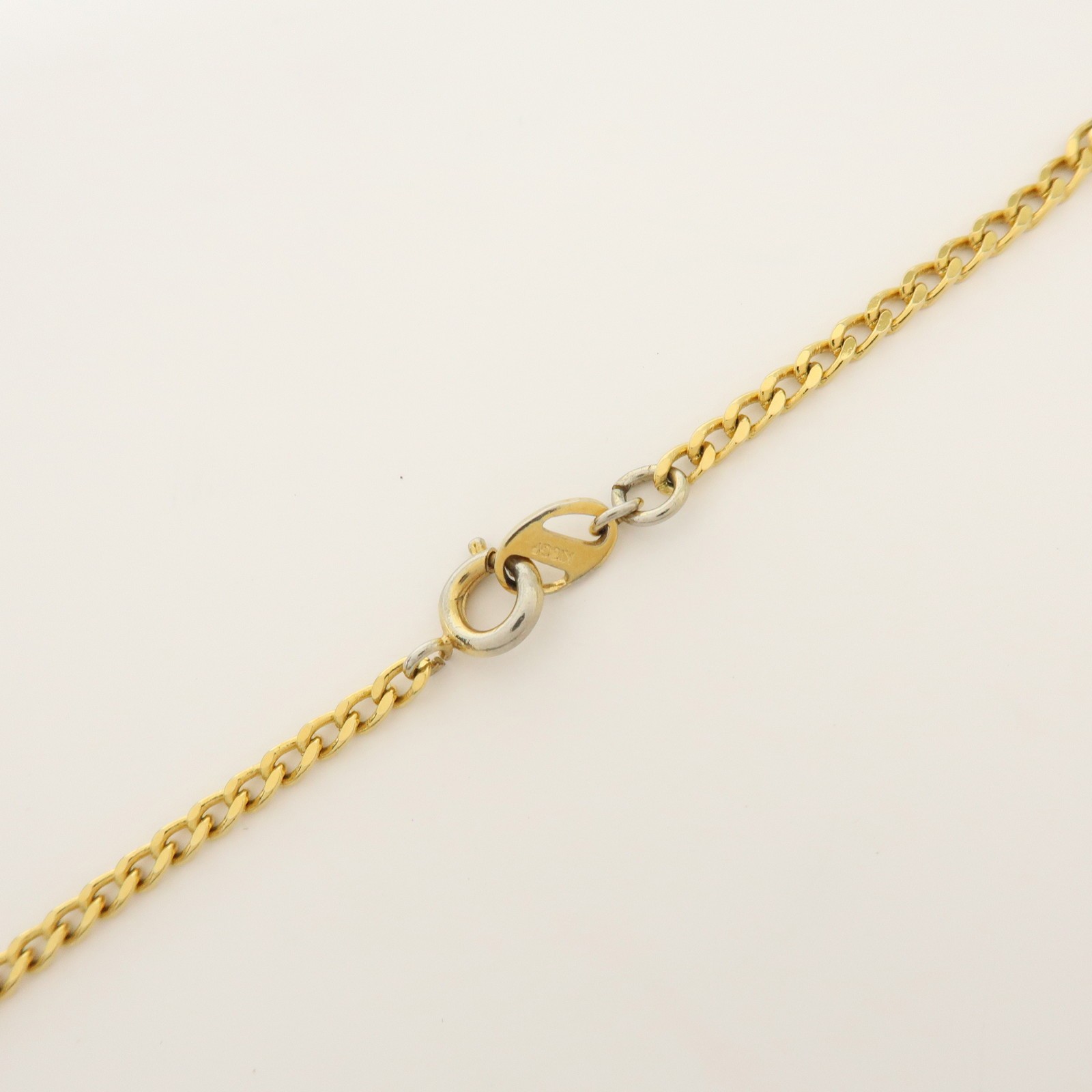 CELINE Gold Plated Imitation Pearl Necklace Gold Authentic Used F/S
