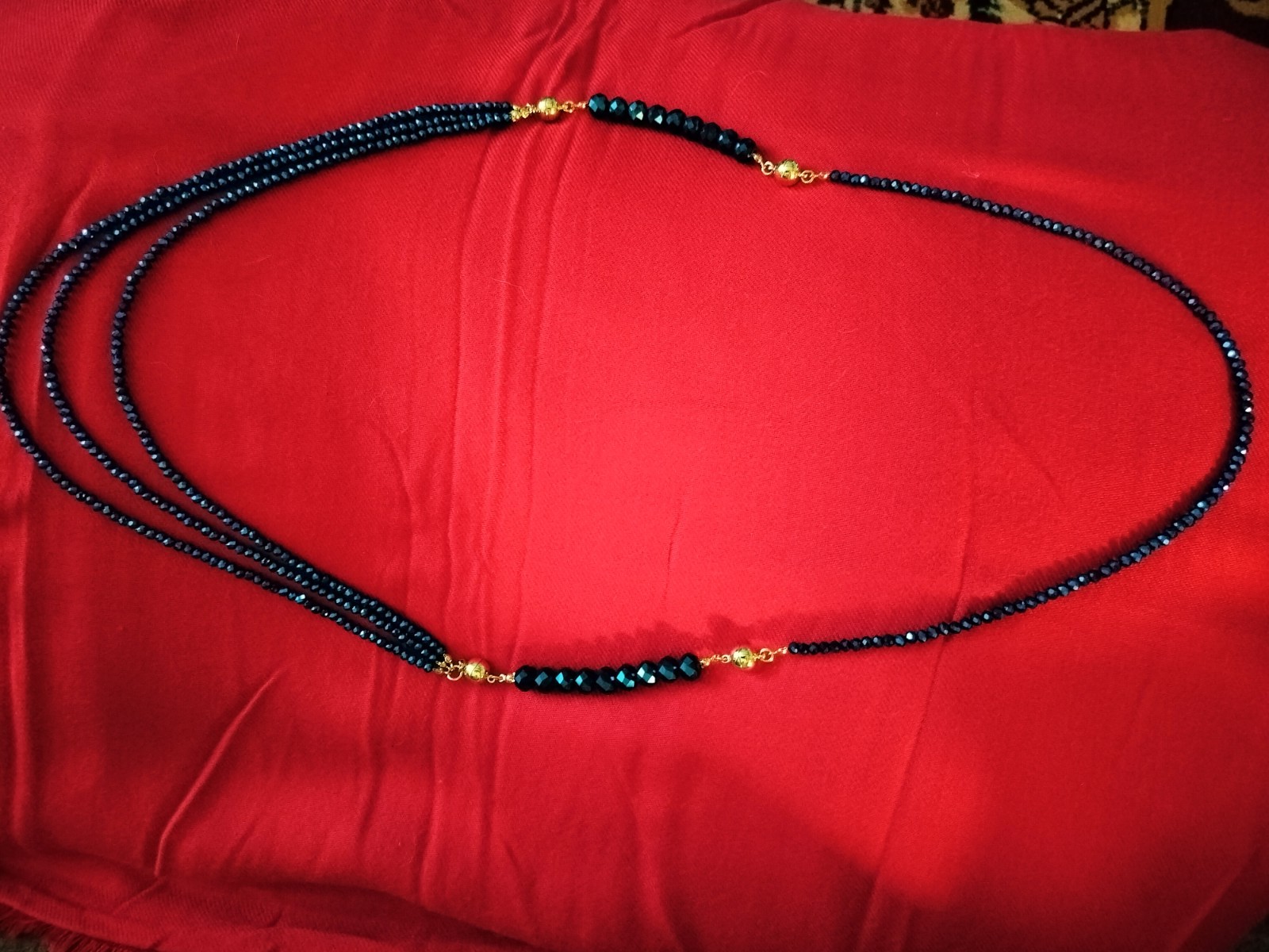 Maria Nicola 10-way Saphire Blue Necklace.