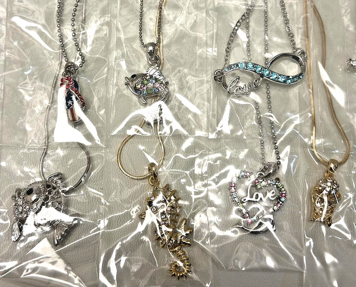 New 20pcs Crystal Charm Pendant Necklaces Jewelry #54 Love Infinity K-Fashion