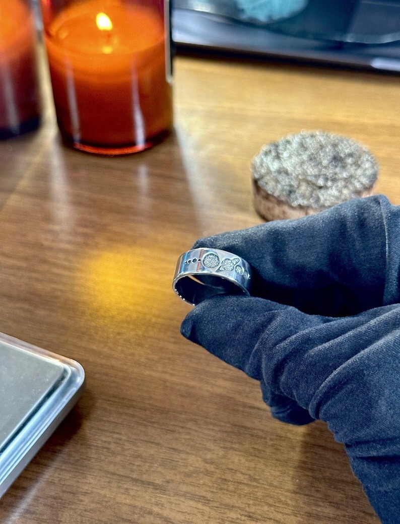 Sterling Silver Solar System Ring – Space Jewelry with Planets, Saturn Design