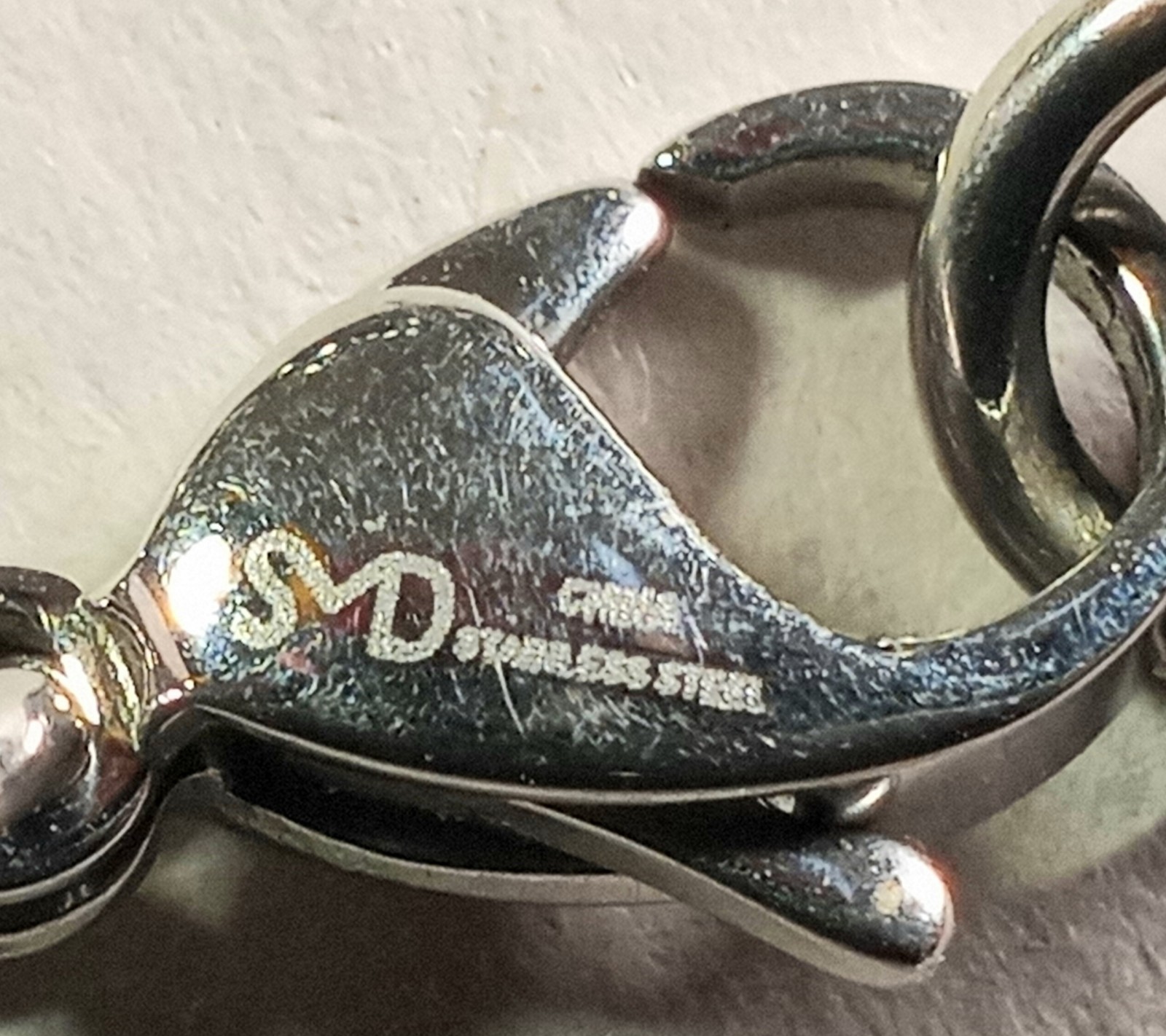SVD Stainless Steel Heart Link Bracelet 7-1/4″