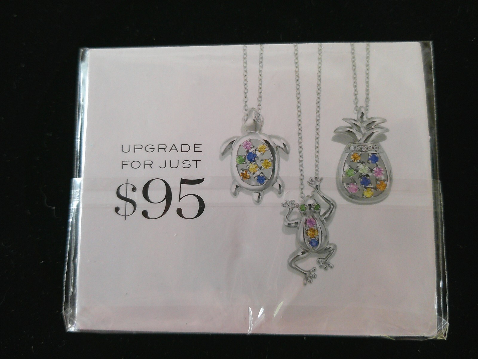 EFFY Palm Tree Necklace Mint in Package – Silver Tone