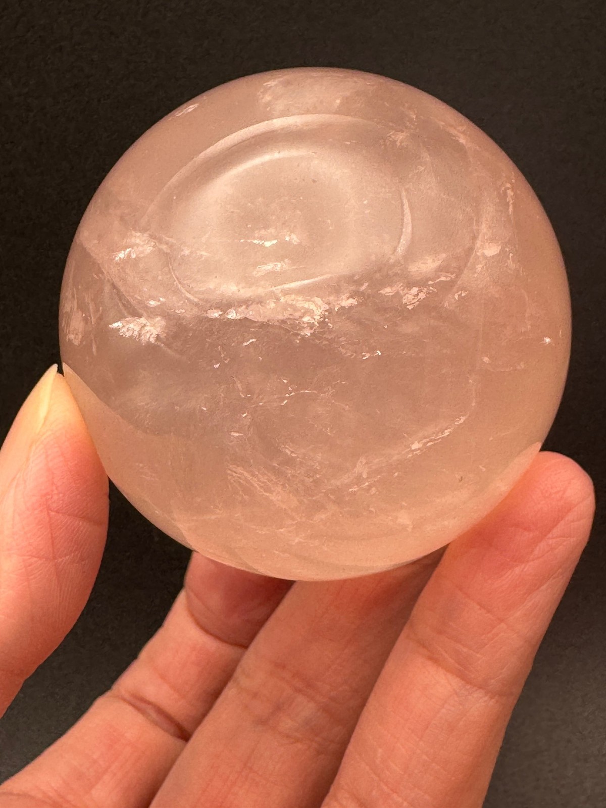 Handcrafted Natural Citrine Crystal Sphere for Prosperity