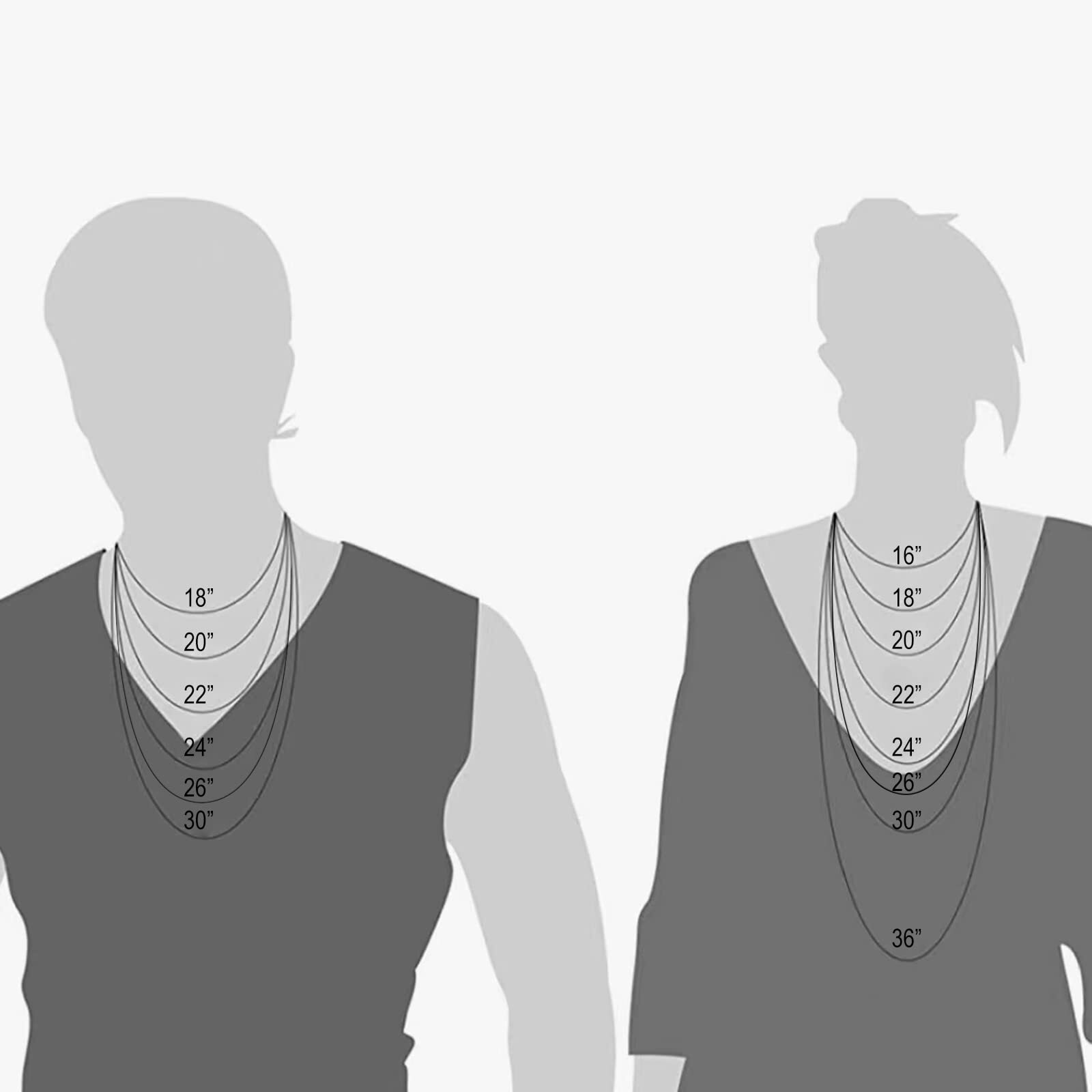 Men Cross Necklace Silver Gold Stainless Steel Boy Plain Pendant Cuban Chain