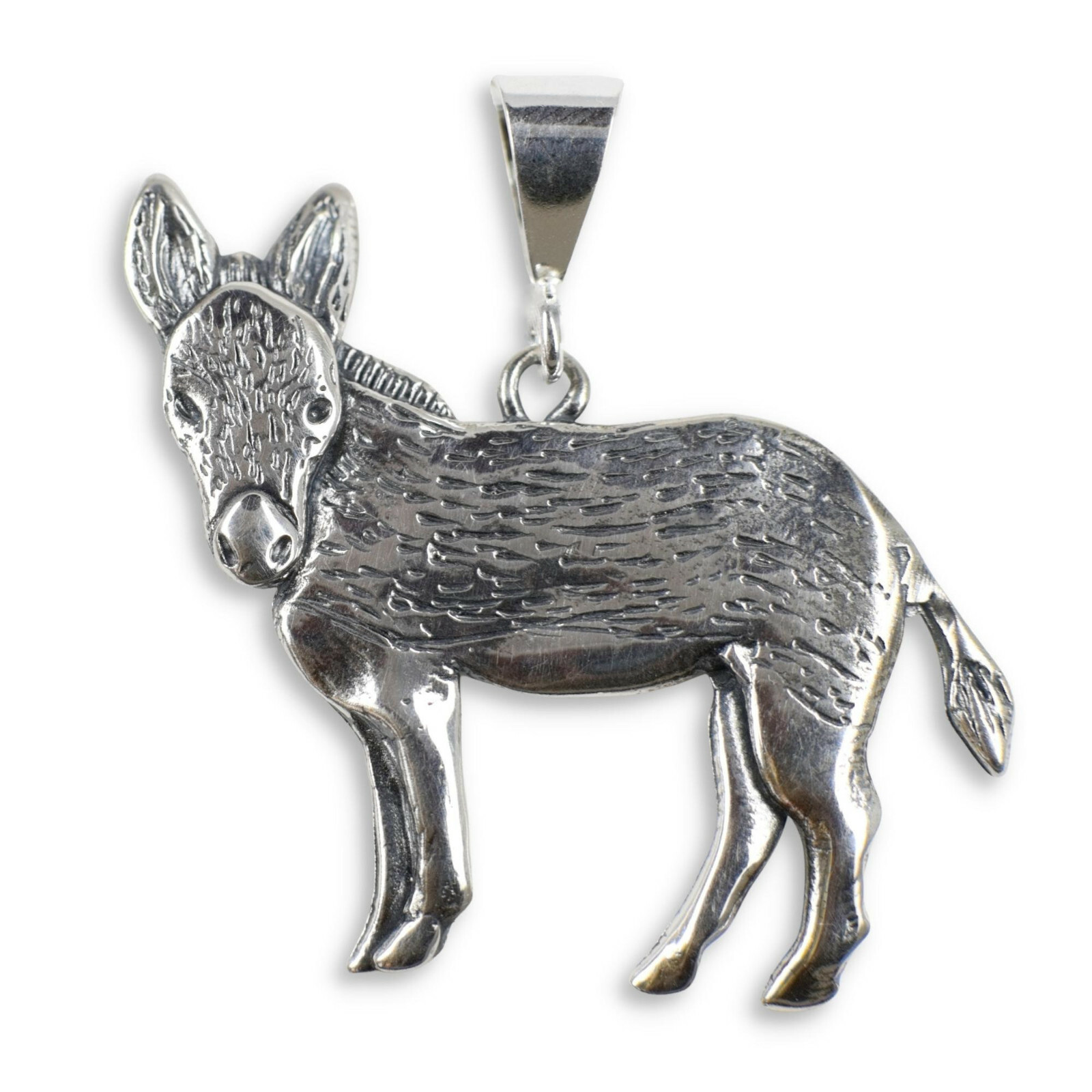 Sterling Silver donkey Pendant Only (no chain)
