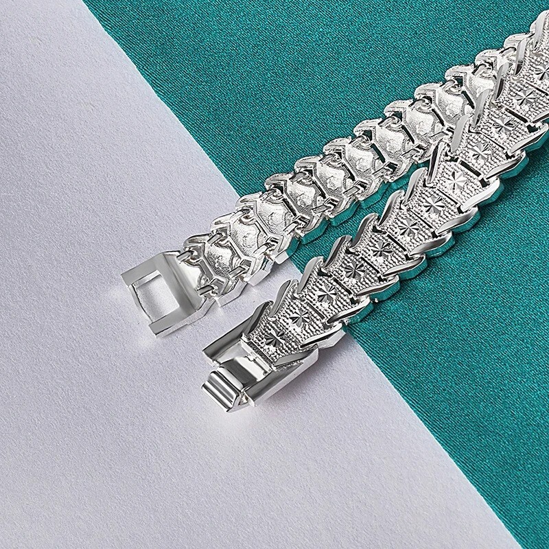Pulsera de Plata 925 para Hombre PUEDES Lucir Elegante y Atractivo