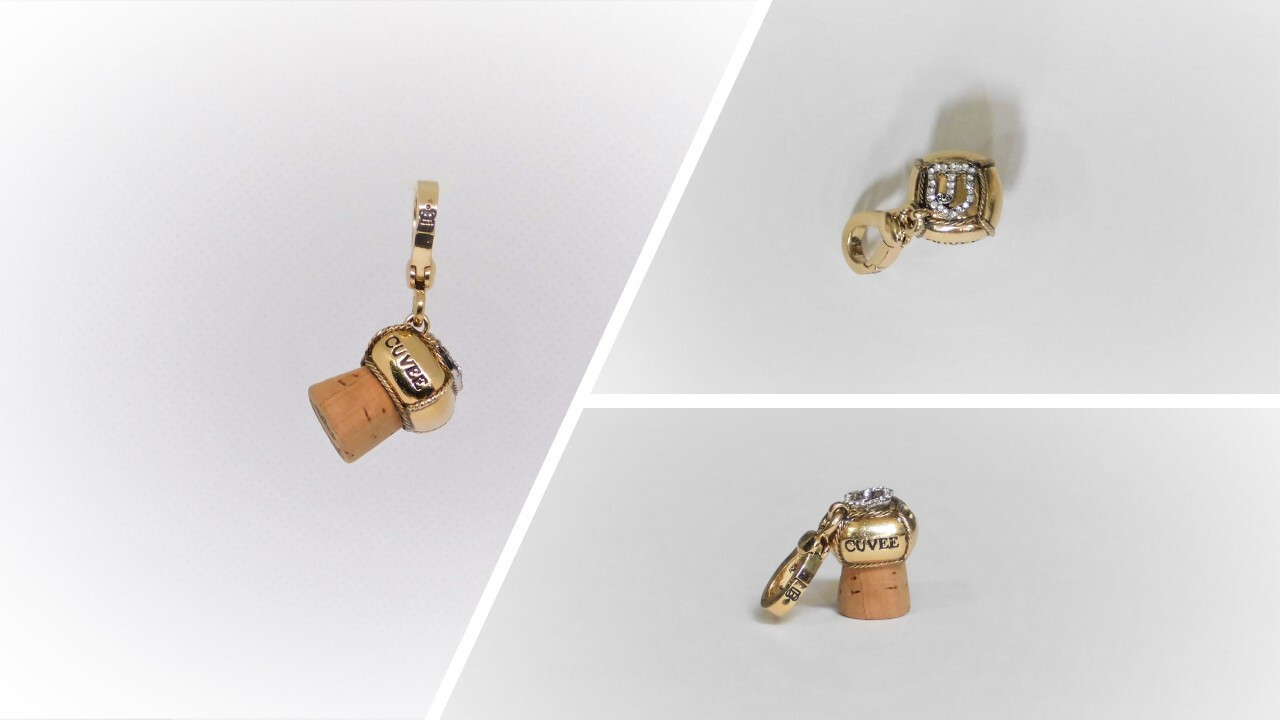 Juicy Couture 2005 Champagne Cork Charm YJRU0567