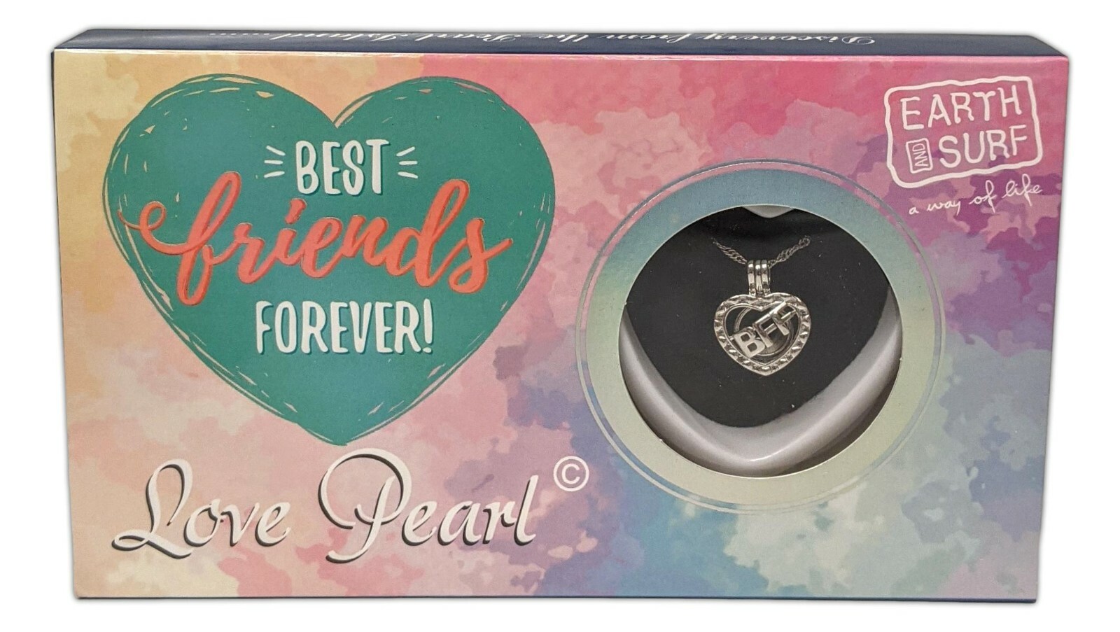 Love Pearl BEST FRIENDS FOREVER BFF Necklace Kit, Simulated Pearl in an Oyster