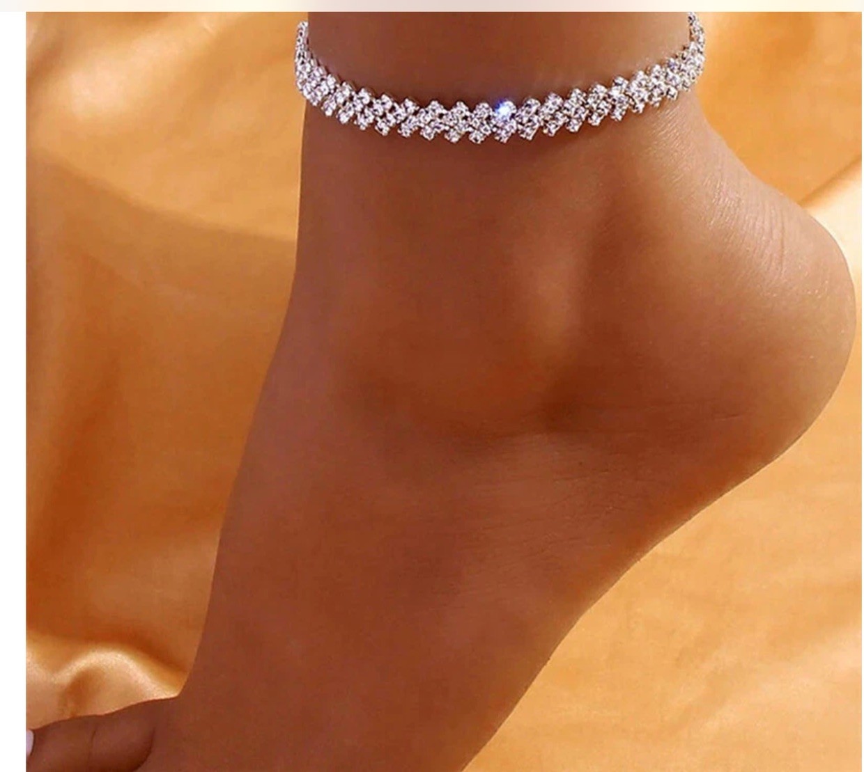 Dainty Anklets Set Of 3 Different Pieces. Gift.Check Out Details In Description.