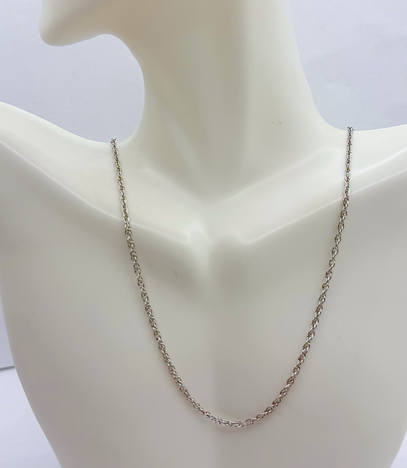 Sterling Silver Byzantine Chain Necklace – Intricate Braided Link Design 21”