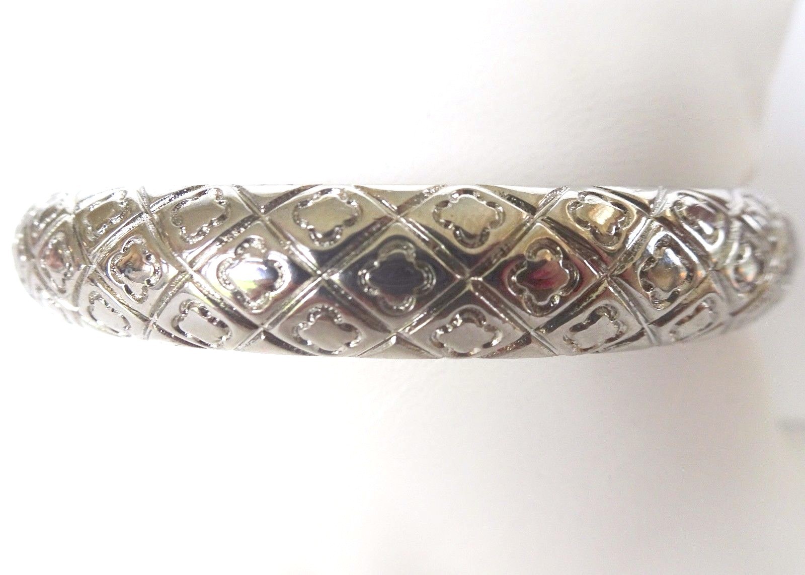 Women’s Stainless Steel Shinny Hard Solid Bangle 10 MM 6.5 Inches