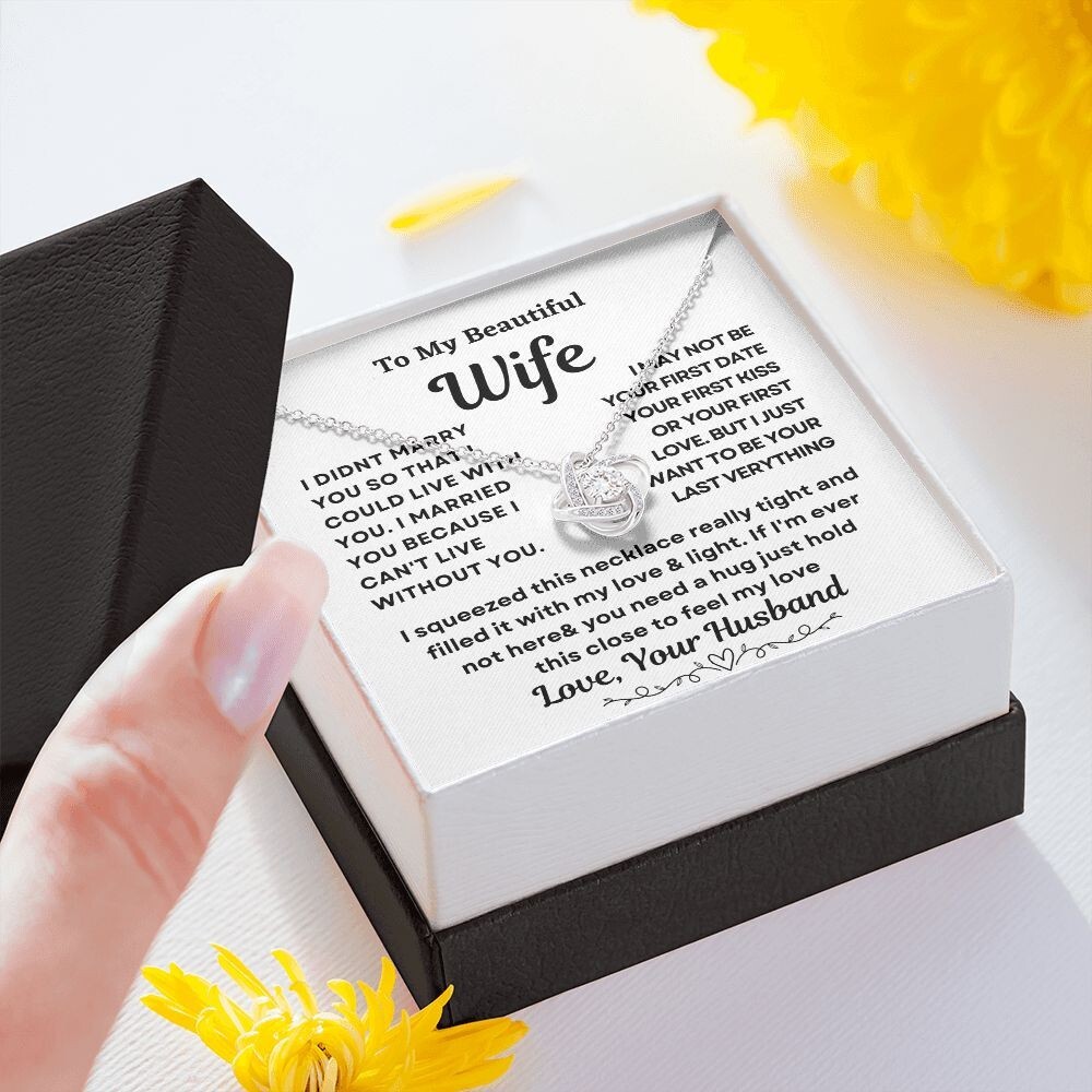 To My wife Gift Necklace From Husband Partner, Future Wife Gift, romantic gift