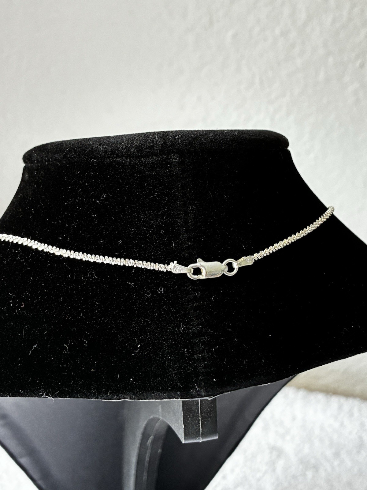 925 Sterling Silver Twisted Rope 16” 1.6mm