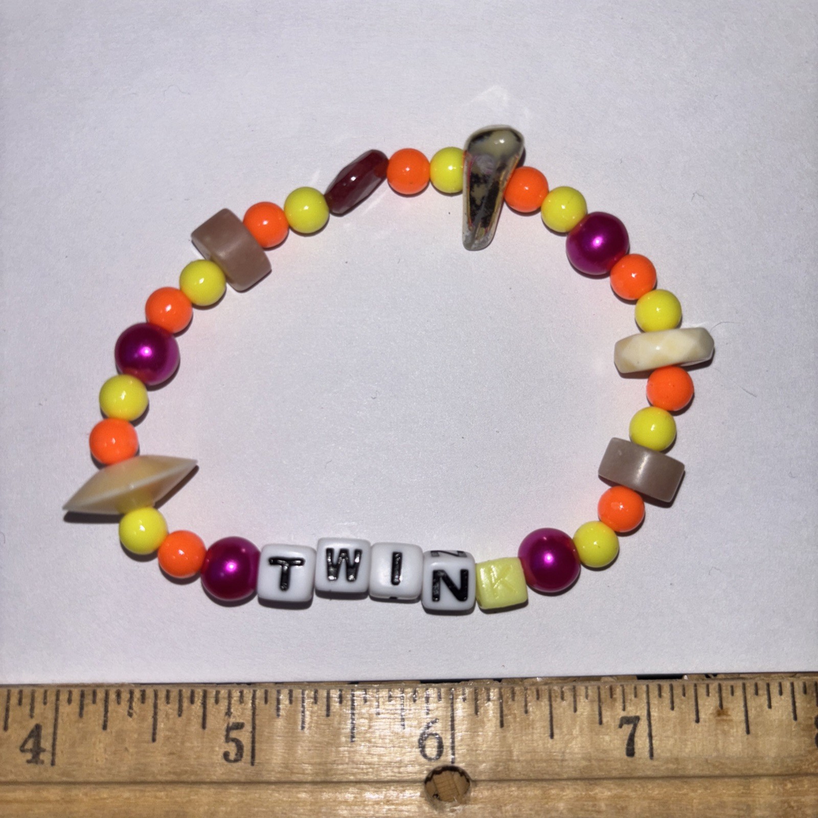 Multicolor “Twink” Bracelet Adult Humor Beaded Handmade Naughty Accessories